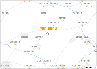 map of Perişoru