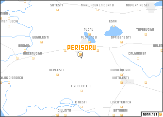 map of Perişoru