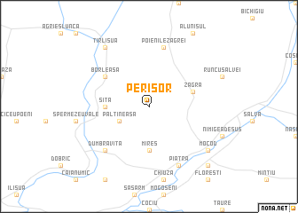 map of Perişor