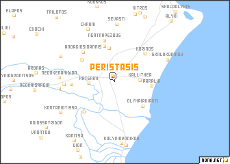 map of Perístasis