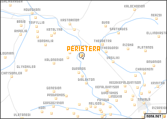 map of Peristéra