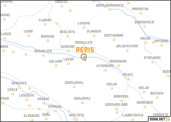 map of Periš