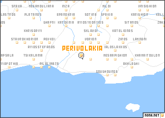 map of Perivolákia