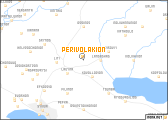 map of Perivolákion