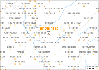 map of Perivólia