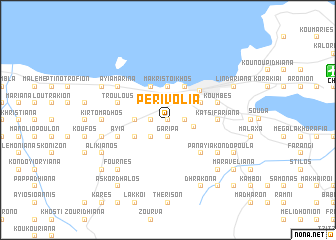 map of Perivólia