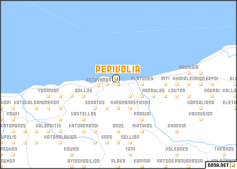 map of Perivólia