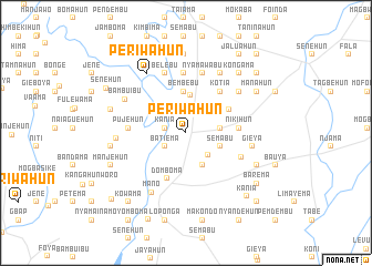 map of Periwahun