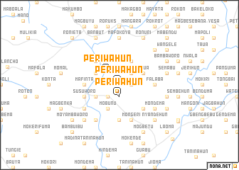 map of Periwahun