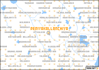 map of Periya Kallanchiya