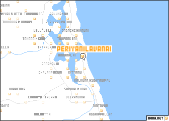 map of Periyanilavanai