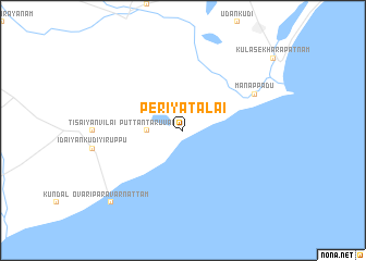 map of Periya Tālai