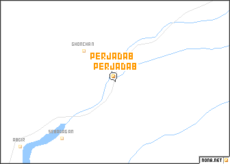 map of Perjadāb