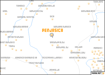 map of Perjasica