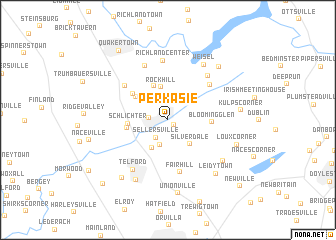 map of Perkasie