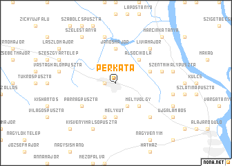 map of Perkáta