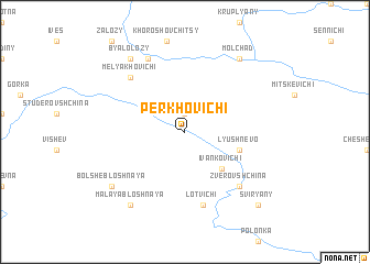 map of Perkhovichi