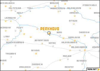 map of Perkhovo