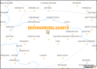 map of Perkhurovo-Glukhoye
