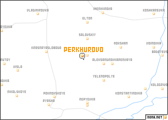 map of Perkhurovo
