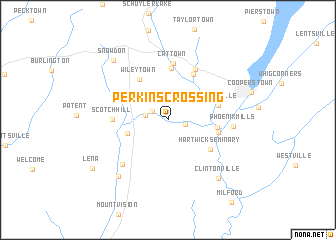 map of Perkins Crossing