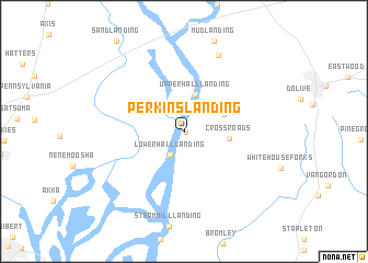 map of Perkins Landing