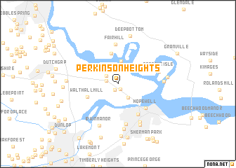 map of Perkinson Heights