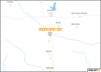 map of Perkinston