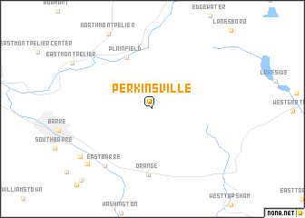 map of Perkinsville