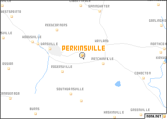 map of Perkinsville