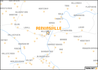 map of Perkinsville