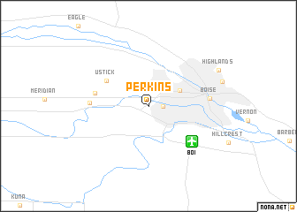 map of Perkins