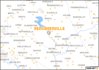 map of Perkiomenville