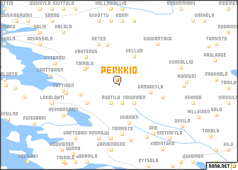 map of Perkkiö