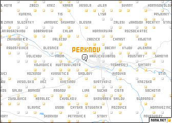 map of Perknov