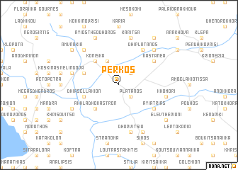 map of Pérkos