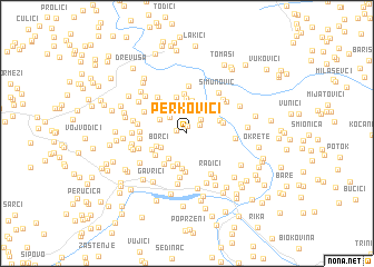 map of Perkovići