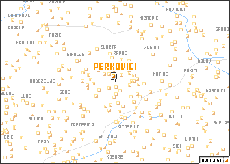 map of Perkovići