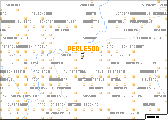 map of Perlesöd