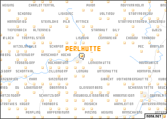 map of Perlhütte