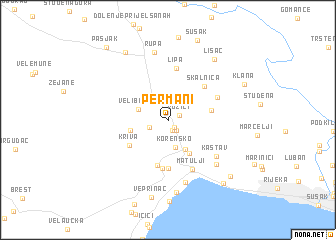 map of Permani