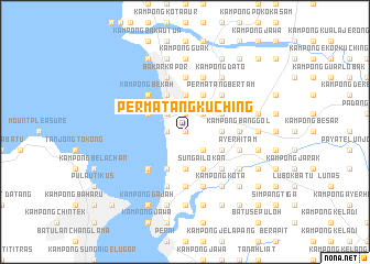 map of Permatang Kuching