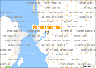 map of Permatang Pauh