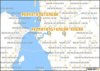 map of Permatang Tengah