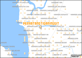 map of Permatang Tiga Ringgit