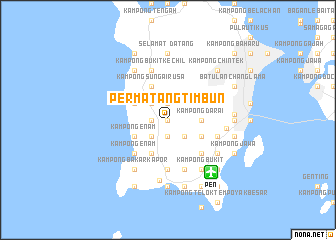 map of Permatang Timbun