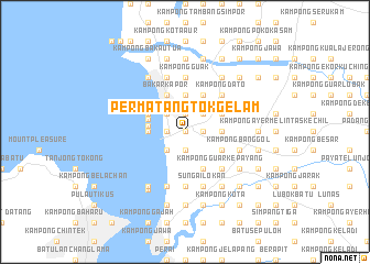 map of Permatang Tok Gelam