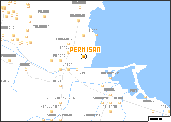 map of Permisan