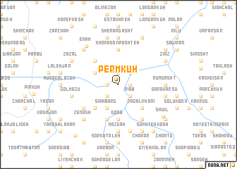 map of Perm Kūh