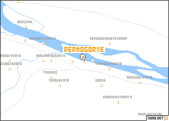 map of Permogor\